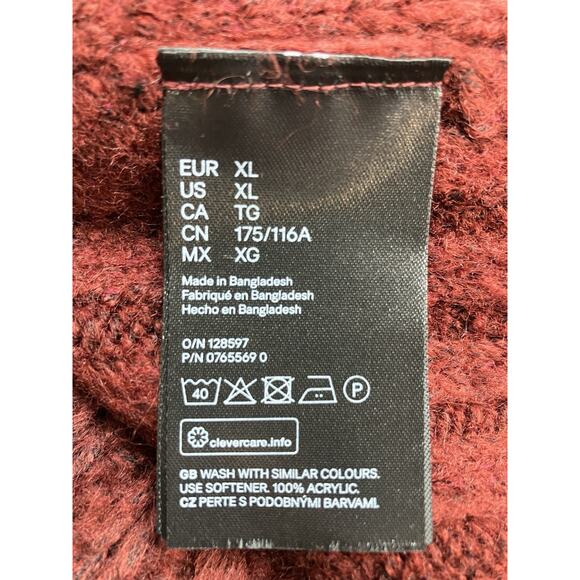 Divided By H&M Long Open Front Knit Cardigan Women’s Size XL - Picture 6 of 6